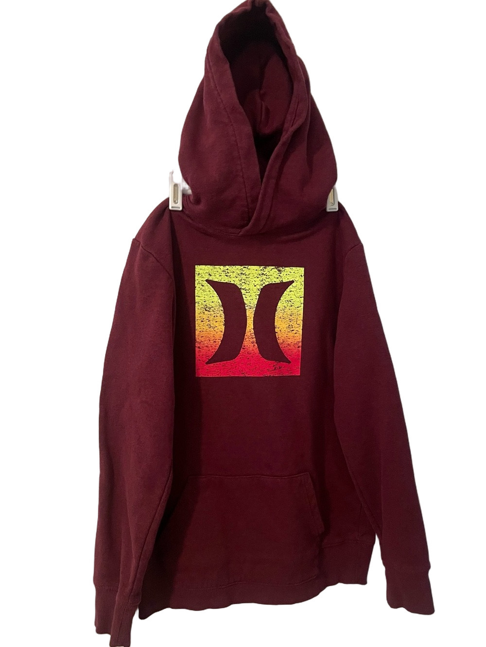 Hurley Maroon Hoodie Youth Boys 14/16